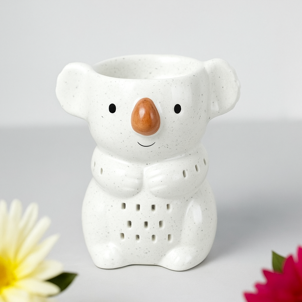 Brûleur en céramique blanc koala