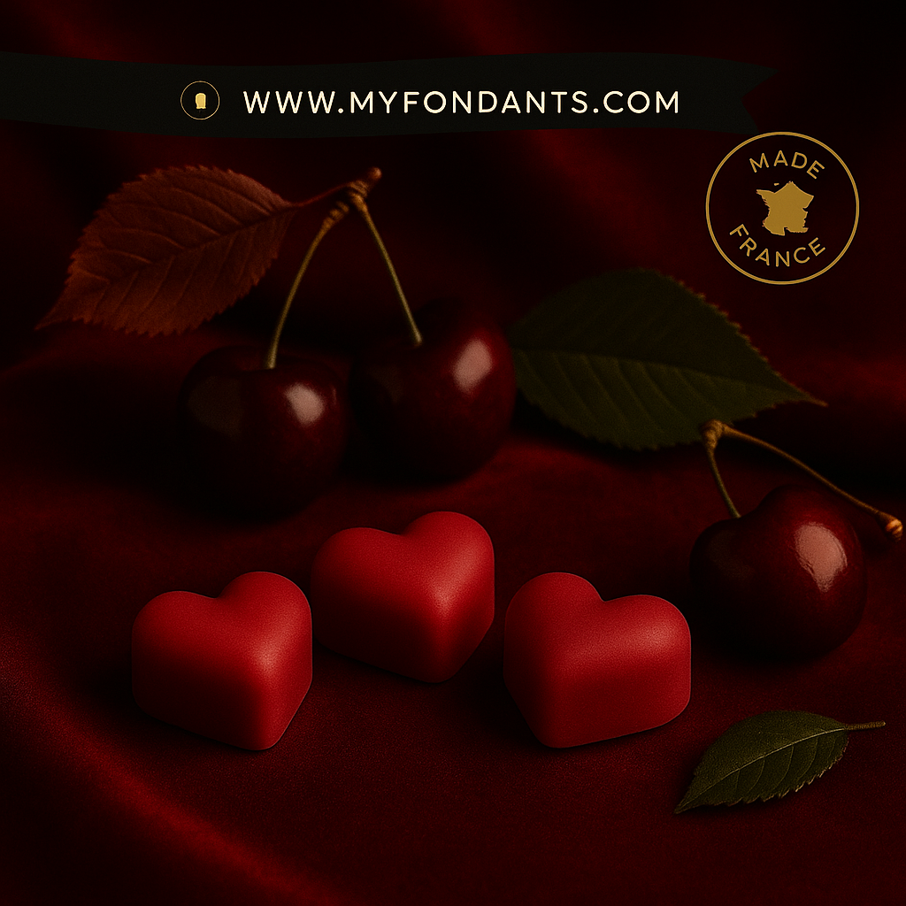 Sachet de 3 fondants cerise noire