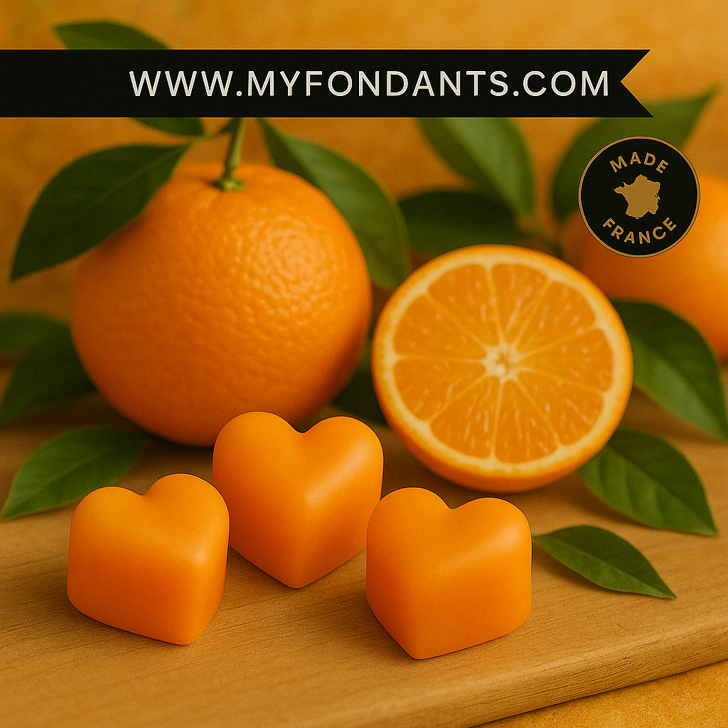 Lots de 3 Fondants Mandarine