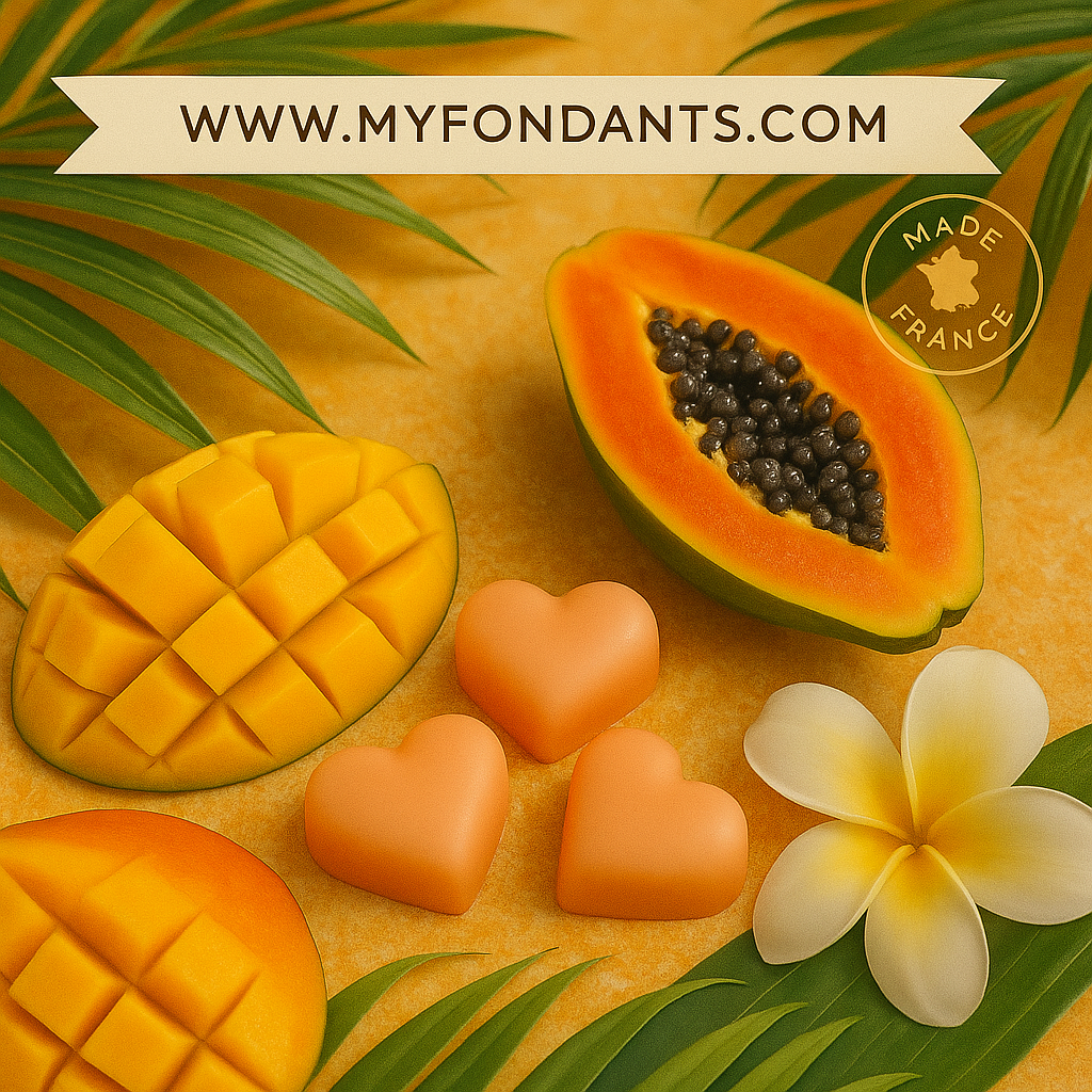 Sachet de 3 fondants mangue papaye