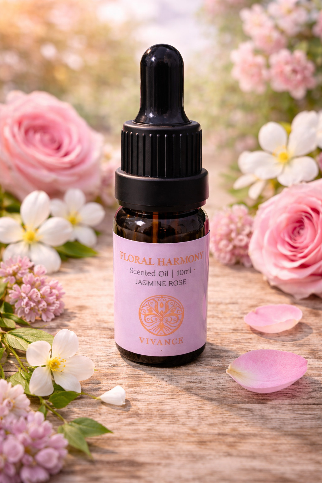 Huile parfumée 10ml – Jasmin & Rose