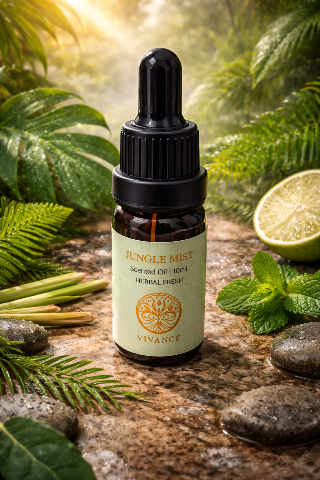 Huile parfumée 10ml – Fraîcheur Herbacée