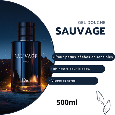 Gel douche Sauvage (500ml)
