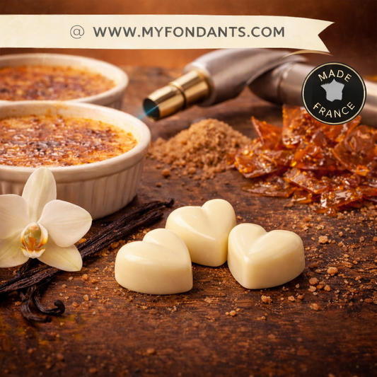 Lot de 3 Fondants Parfumés Crème Brûlée d’Antan