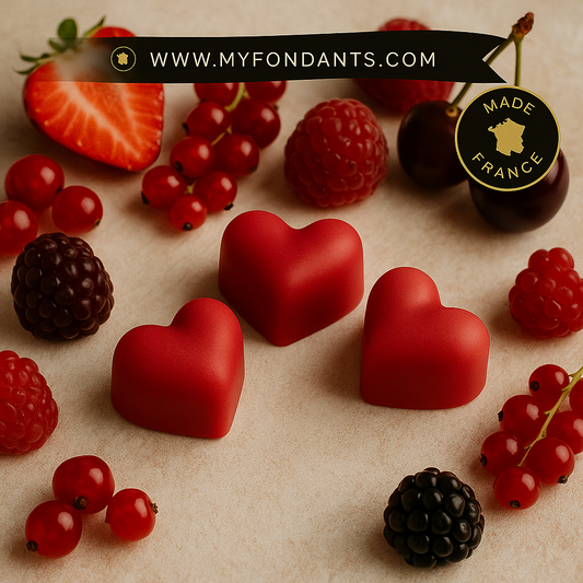 Sachet De 3 Fondants fruits rouges