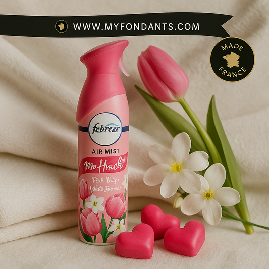 Lots de 3 Fondants Febreze tulipes roses et jasmin blanc