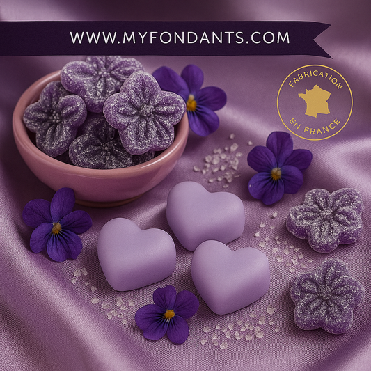 Sachet de 3 fondants Bonbon violette