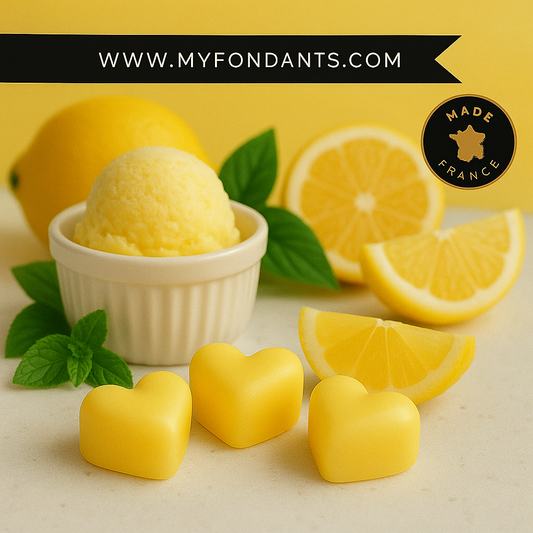 Lots de 3 Fondants Sorbet au citron
